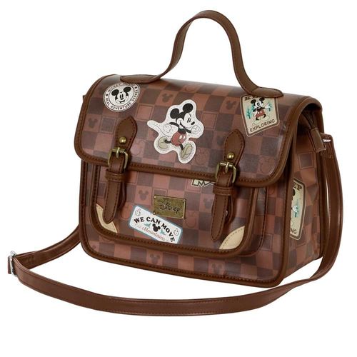 Sac à Bandoulière-Sac à dos Sa - Disney Mickey Mouse Journey - Brun - Taille Unique