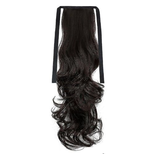 Extension De Cheveux En Queue De Cheval À Vagues Bouclées Pour Les Femmes Cheveux Synthétiques, Cordon De Serrage Enveloppement De Postiche Aound Long Wave Ponytail Pièces De Cheveux Pour Les Filles