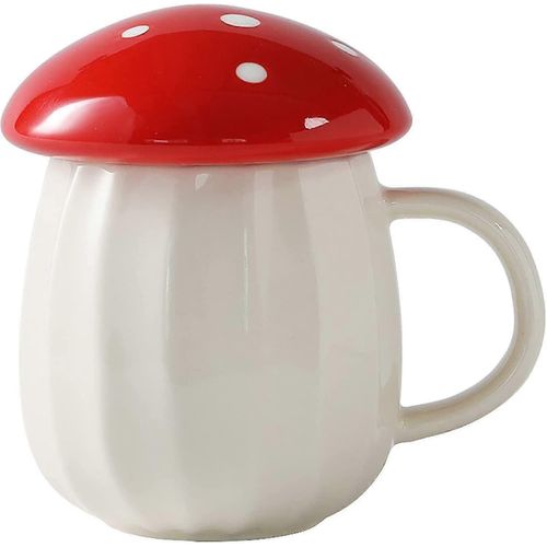 Tasse Champignon, Cadeaux D¿Anniversaire Pour Ses Femmes Amie Enseignante Maman Filles, Cadeau De Remise Des Diplômes De La Fête Des Mères D¿Halloween, Nouveauté Cute Kawaii Decor Cup