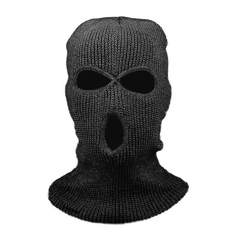 Mode D¿Hiver Chaud Ak47 Savage Ski Masque Chapeaux 3 Trous Tricot Couverture Complète Du Visage Chapeau De Cagoule Unisexe Bonnets De Broderie