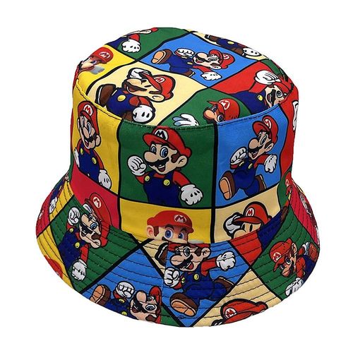 Enfants Super Mario Imprimé Bob Chapeau De Pêcheur De Plage Casquette De Soleil D¿Été