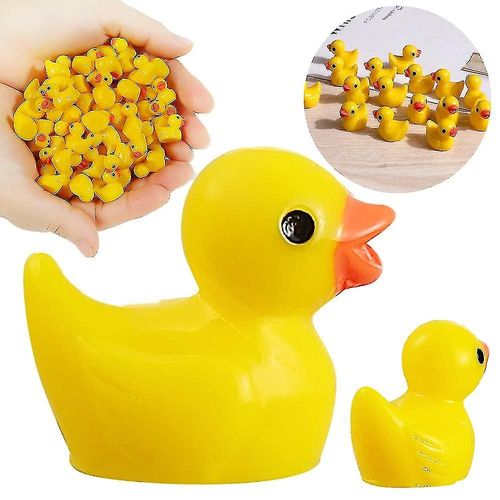 Mini Canards Jaunes Canetons Tiny Duckies Jardin Paysage Aquarium Maison De Poupée Plantes En Pot Décoration