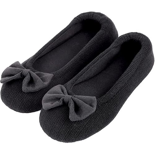Femmes Terry Cloth Ballerina Pantoufles De Haute Qualité