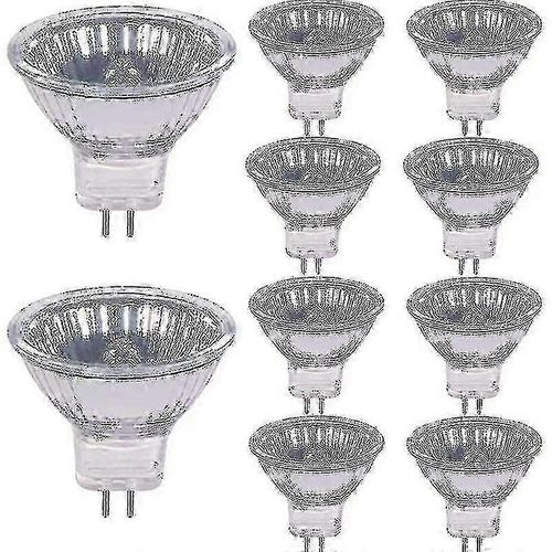 Ampoules Halogènes 20w 12v Gu4 Culot 2800k Blanc Chaud Dimmable, Paquet De 10 Xc