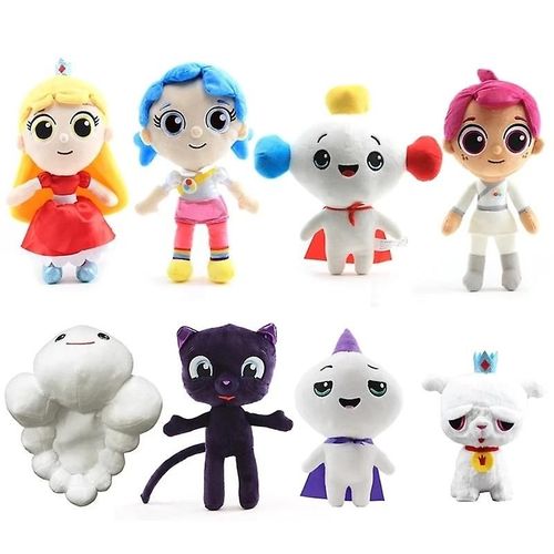 30cm Anime True And The Rainbow Kingdom Bartleby Cat Peluche Jouet True Rainbow King Zee Grizelda Frookie Poupée En Peluche Kid Gift