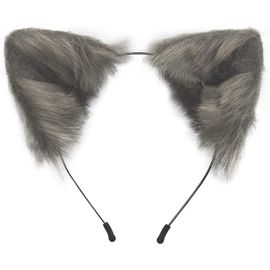 Chat Renard Fausse Fourrure Oreilles Bandeau Mignon Halloween Déguisement Cosplay Fait À La Main Animal Fourrure Oreilles Cheveux Hoop