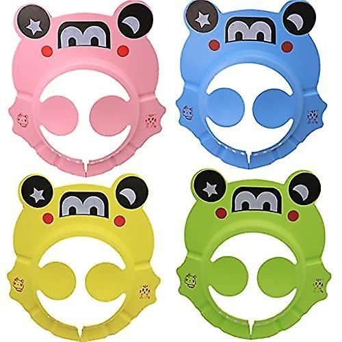 Baby Shower Waterproof Bath Protection Cap Doux Pare-Soleil Réglable, Réutilisable Protège Les Oreilles Et Les Yeux, Les Cache-Oreilles Sont Super Mignons, Adaptés Aux Enfants,
