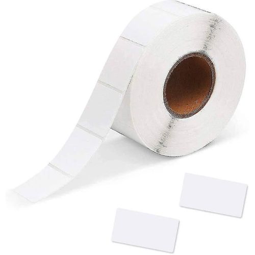 1000 Étiquettes Autocollantes Étiquettes Ménagères Vierge Sur Un Rouleau 6x3 Cm Étiquettes Adhésives, Étiquettes Vierges Sur Un Rouleau