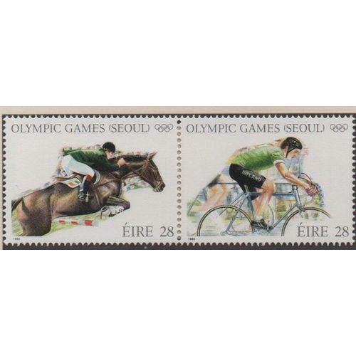 Irlande Timbres Jeux Olympiques De Séoul 1988