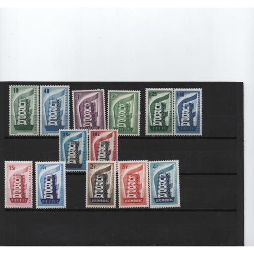 Timbres Europa 1956