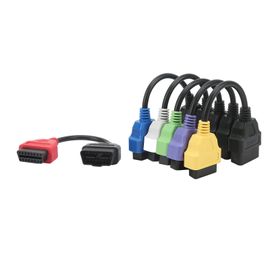 Adaptateur De CâBle Obd2, 6 PièCes, CâBle De Scanner De Diagnostic Professionnel De Remplacement Pour Fiat