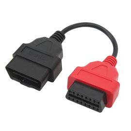 CâBle Adaptateur De Scanner Obd2, CâBle De Diagnostic Srs Rouge De Remplacement Pour Fiat Ecuscan