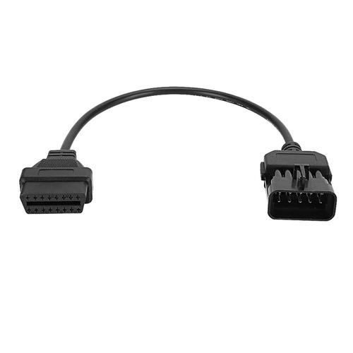 Connecteur Adaptateur De CâBle De Diagnostic Obd2, 10 Broches à 16 Broches, Adapté Pour Opel