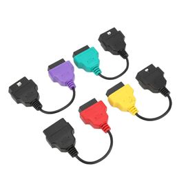 Adaptateur De CâBle De Scanner Obd2, Connecteur De Diagnostic, Outil D'analyse De Voiture De Remplacement Pour Fiat Ecu 4 PièCes