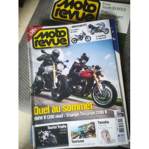 Moto Revue 4031 De 2016 Triumph Thruxton R,Bmw R1200 Ninet Sport Edition,Honda Nc750x,Vfr1200x Crosstourer Dct,Tourist Trophy,Leblanc,Sarron