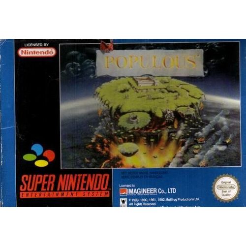 Populous Snes Super Nintendo