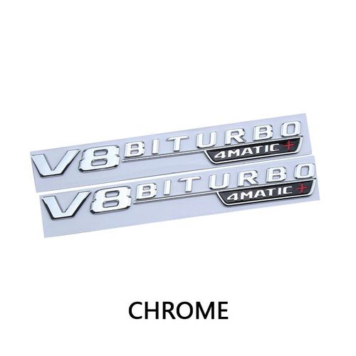 Insigne D'emblème D'aile De Voiture,V8 Biturbo 4mtransit +,Mazda Cx5,Golf 7,Chevrolet Cruze,Bmw X5,E70,Fj Cruiser,Ford Mondeo Bros - Type V8 Biturbo 4matic #A