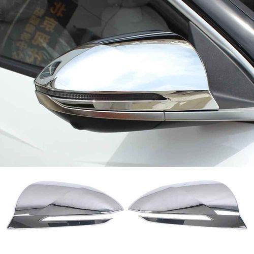 Poignée De Porte Chromée Pour Hyundai,Bol De Rétroviseur Latéral,Couvercle De Rétroviseur,Garniture D'?il De Roue,Accessoires Extérieurs Pour Hyundai 4.3 Son Ntage 2021 2022 2023 - Type Style F