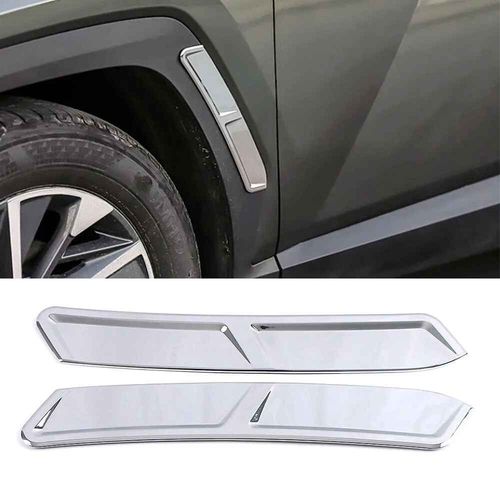 Poignée De Porte Chromée Pour Hyundai,Bol De Rétroviseur Latéral,Couvercle De Rétroviseur,Garniture D'?il De Roue,Accessoires Extérieurs Pour Hyundai 4.3 Son Ntage 2021 2022 2023 - Type Style B