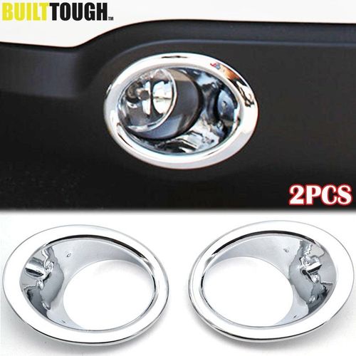 Pour Nissan Qashqai/Dualis J10 2007 2008 2009 Couvercle De Phare De Brouillard Avant Chromé Garniture De Phare De Brouillard Moulage Garniture Accent Cadre