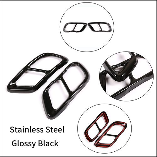 Couvercle De Sortie De Tuyau D'accès Au Silencieux Arrière De Voiture,Accessoires De Modification De Gorge De Queue Extérieure,Bmw X5,X6,X7,G05,G06,G07,2019-2022 - Type Style 2-1