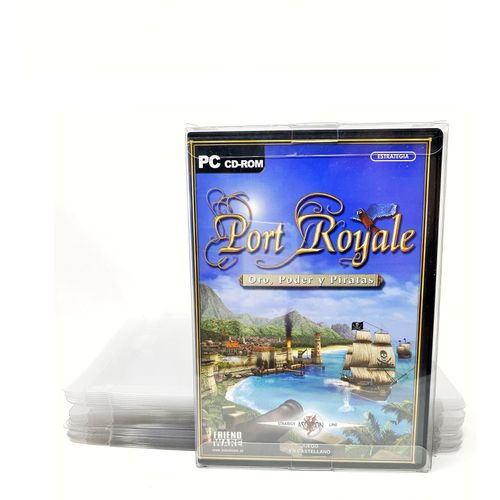 50 Protecteurs Pour Pc Dvd Cd Room Jeux - Transparent 0,40 Mm