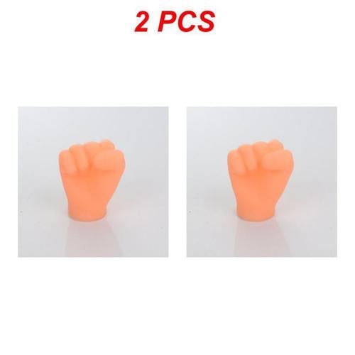 Marionnette À Main En Silicone Pour Taquiner Le Chat,Simulation De Petites Mains,Mini Mains Amusantes,Manchon De Doigt De Pied,Roman,Farce,Jouets De Doigt,6 Pièces - Type Style D 2pcs