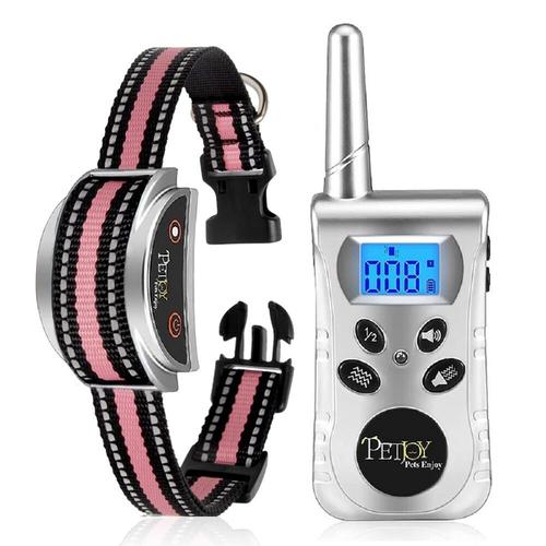 Paipaitek-Collier De Dressage Pour Chat Avec Télécommande,Collier Anti-Miaou Pour Chat,Étanche Et Aste,Collier Anti-Aboiement Pour Chat - Type Pc520v-1blackpink