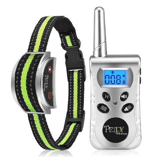 Paipaitek-Collier De Dressage Pour Chat Avec Télécommande,Collier Anti-Miaou Pour Chat,Étanche Et Aste,Collier Anti-Aboiement Pour Chat - Type Pc520v-1blackgreen