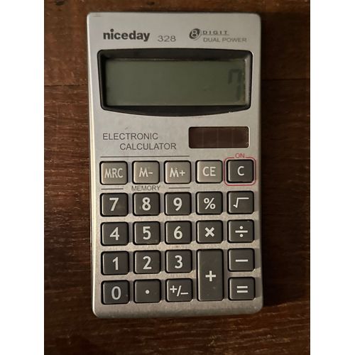 Calculette Niceday 328 solaire