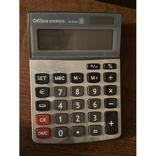 Machine à calculer office dépôt AT-812E