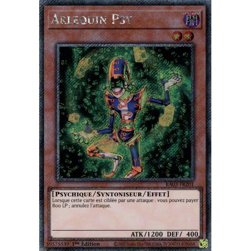 Yu Gi Oh Ra03 Fr201 Arlequin Psy Platinum Secret Rare