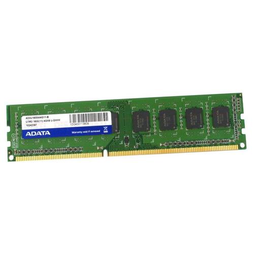 ADATA - DDR3 - 4Go - DIMM 240 broches - 1600 MHz PC3-12800