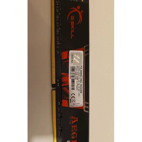G.Skill AEGIS F4-3000C16D-16GISB Mémoire RAM DDR4 16 GB