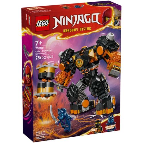 LEGO NINJAGO - Le robot élémentaire de la terre de Cole - 71806