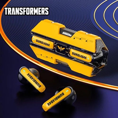 Choix TransDevices TF-T01 Bluetooth 5.3 Écouteur HIFI Casque sans fil Casque à faible latence Jeu Musique touristes Mode Écouteurs-Yellow