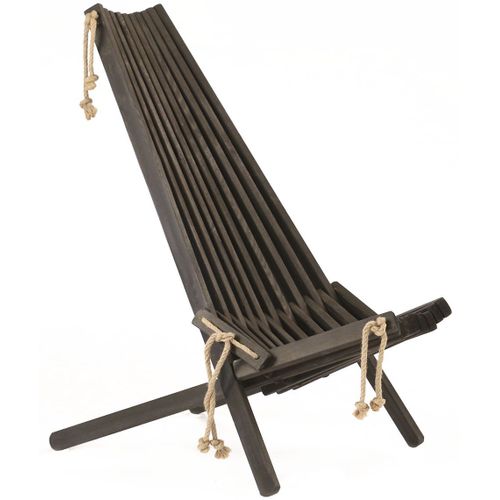 Chilienne En Bois Ecochair Pin Noir