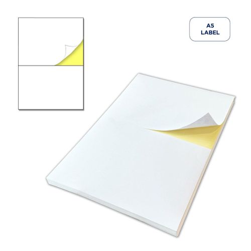 200 Étiquettes Autocollantes 210x148 Mm Pour Imprimantes Laser, Jet D'encre Et Photocopieur
