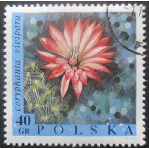 Pologne N°1689 Fleurs Oblitéré