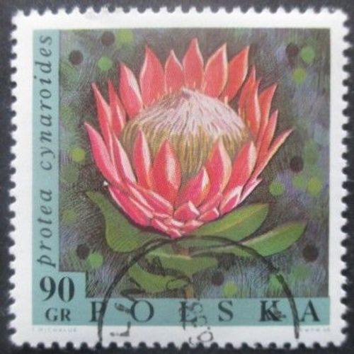 Pologne N°1691 Fleurs Oblitéré