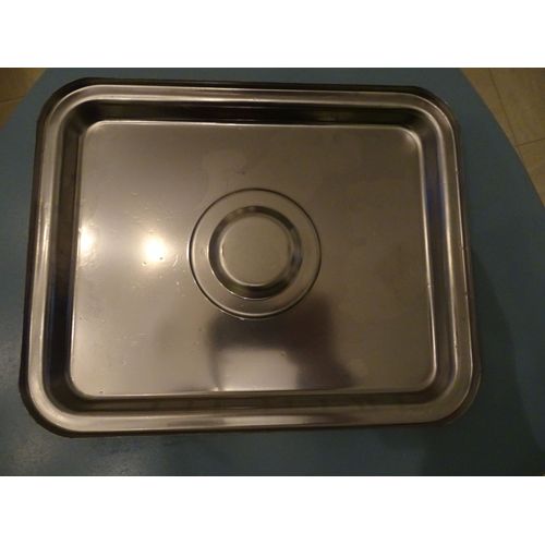 Couvercle Pour Plat En Inox 2 Compartiments Rectangulaires