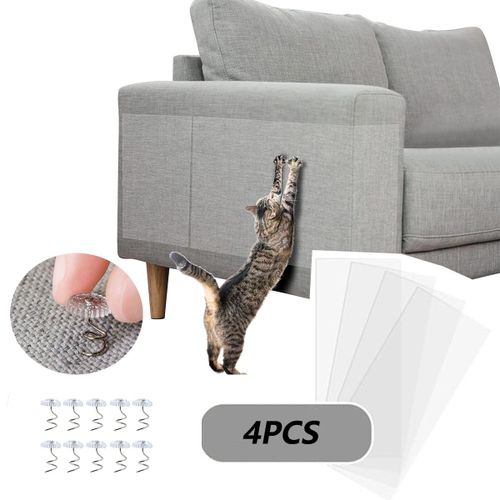 Protecteur De Canapé Anti-Rayures Pour Chats,Ruban Dissuasif Contre Les Rayures Pour Chats,Protecteurs De Meubles,Partenaires Inclus,N64.4,Paquet De 4 - Type Xxl