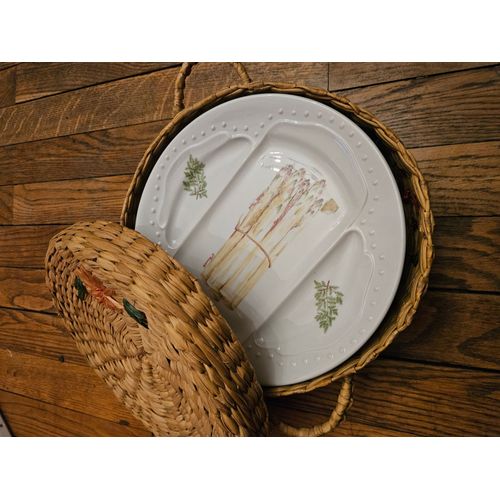 Lot De 6 Assiettes À Asperges L'hirondelle