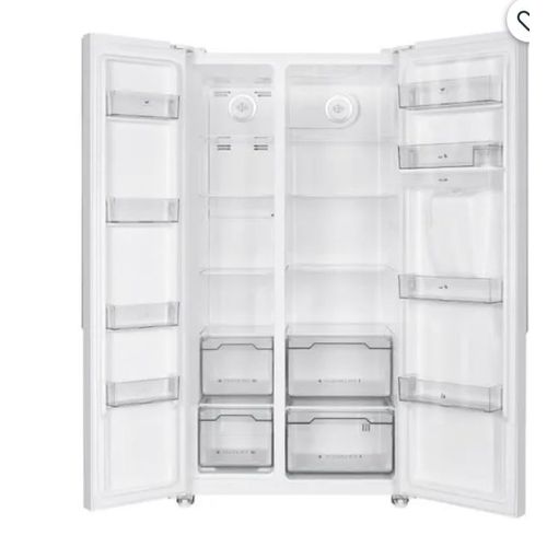 Réfrigérateur américain Continental Edison - CERA532NFW - 2 portes - 529L - L90 cm xH177 cm - Blanc