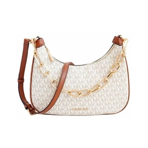 Sac-à-main Femme Michael Kors CORA-VANILLA Gris 27 x 21 x 7 cm