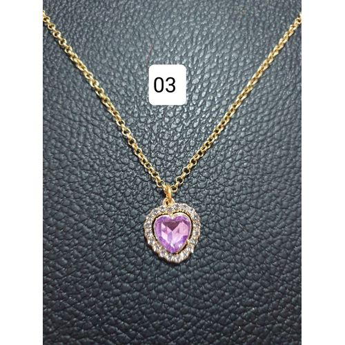 Collier Fantaisie "Coeur" 03