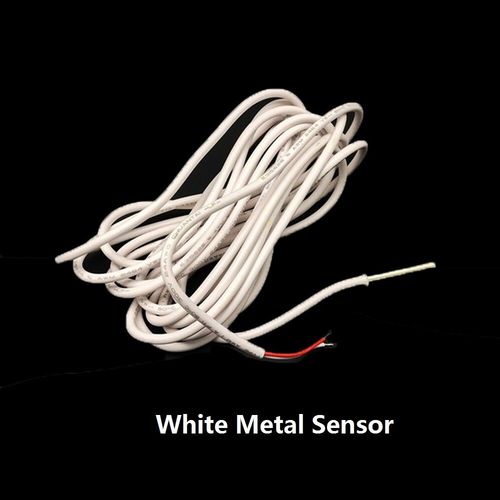 Sonde de Thermostat de chauffage de 3 mètres,capteur pour régulateur de température au sol chaud - Type White Metal Sensor