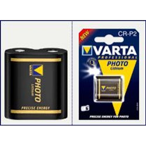 varta CR-P2 - lithium  6 volts