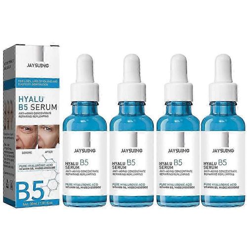 4x 2024 Hyalu B5 Sérum À L¿Acide Hyaluronique Triple Concentré Anti-Âge Concentré Anti-Rides Essence Réparatrice, Repulper Peau Lisse 30ml 