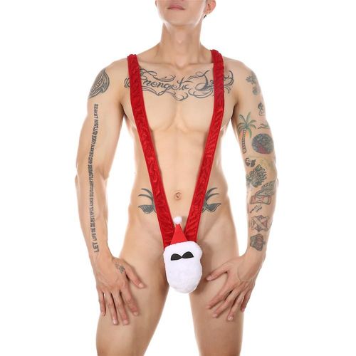 Noël Hommes Lingerie Jock Straps Elk Shaped Strappy Sexy Underwear